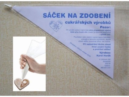 sáček na zdobení perníčků+špička