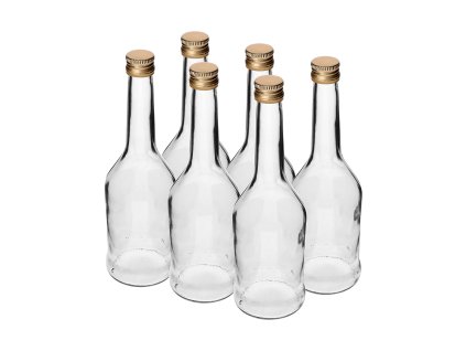 láhev  500ml NAPOLEON skleněná s uzávěrem (6ks)