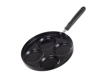 lívanečník GRANITE BLACK 24cm, 4 lívance, nepřilnavý povrch