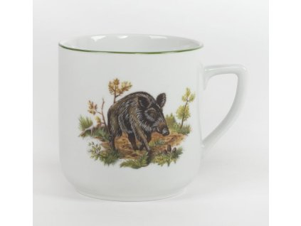 hrnek 400ml PĚTKA-PODH.ZVĚŘ, čes.porcelán