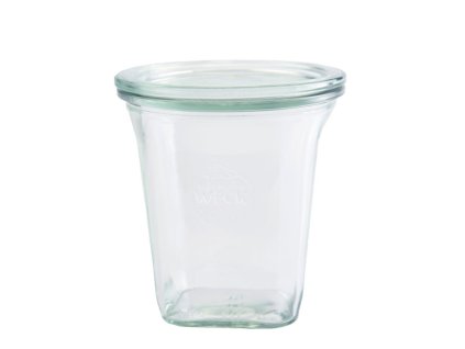 Sklenice hranatá Weck 545 ml, víčko 100 mm / 6 ks