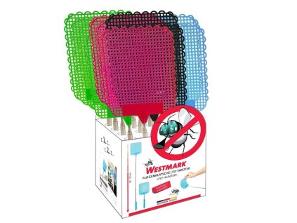 Plácačka na mouchy FLY HUNTER presentační box / 16 ks