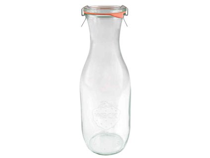 Lahev na džus Weck 1062 ml, průměr ø 60 mm s příslušenstvím / 6 ks