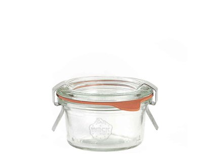 Zavařovací sklenice Weck Mini-Sturz 50 ml, víčko ø 60 mm s příslušenstvím  / 12 ks