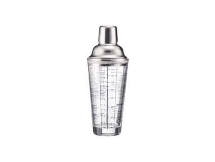 Šejkr 3dílný, skleněný SAM - 400 ml