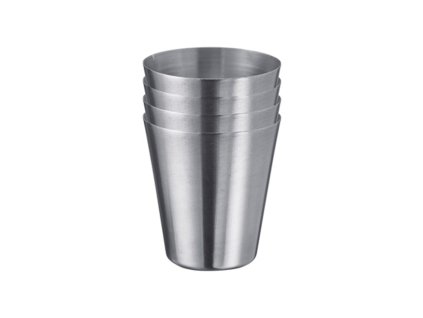 Panák nerezový MENDO Monopol edition - 30 ml / 4 ks