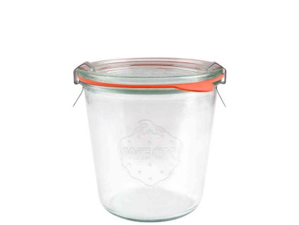 Zavařovací sklenice Weck Sturz 580 ml, víčko ø 100 mm s příslušenstvím / 6 ks