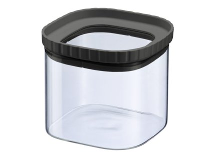 Skleněná dóza se silikonovým víčkem, stohovatelná, 655 ml