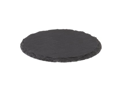 Tácek z přírodní břidlice ø 10 cm / sada 4 kusů