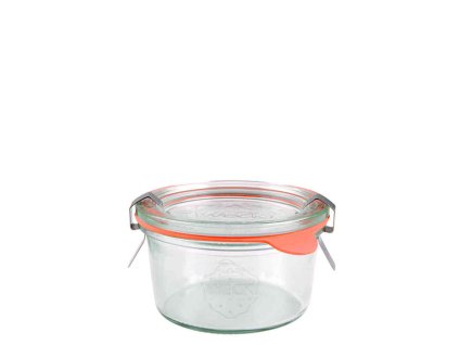 Zavařovací sklenice Weck Sturz 165 ml, průměr 80 ø mm s příslušenstvím / 12 ks