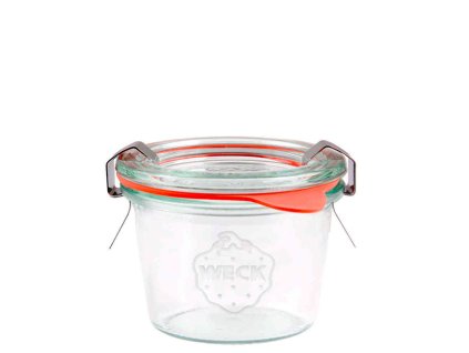 Zavařovací sklenice Weck Mini-Sturz 80 ml, víčko ø 60 mm s příslušenstvím / 12 ks