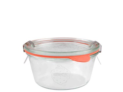 Zavařovací sklenice Weck Sturz 290 ml "plochá", víčko ø 100 mm s příslušenstvím / 6 ks