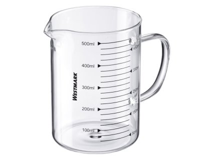Odměrka, skleněná, 0,5 l