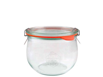 Sklenice Weck Tulpe 580 ml, víčko ø 100 mm s příslušenstvím / 6 ks