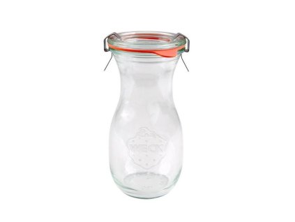 Lahev na džus Weck 290 ml, víčko ø 60 mm s příslušenstvím / 6 ks