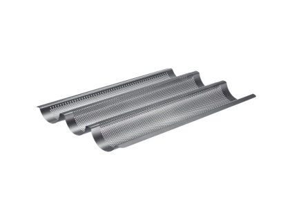 Forma perforovaná LONG na 3 bagety 38 cm