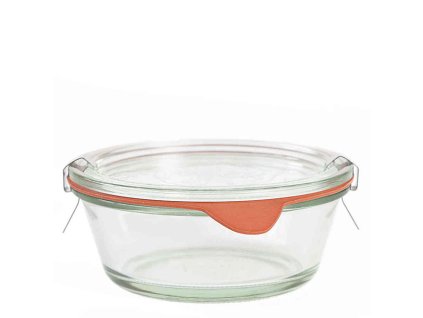 Sklenice na delikatesy Weck Gourmet 300 ml, víčko ø 120 mm s příslušenstvím / 6 ks