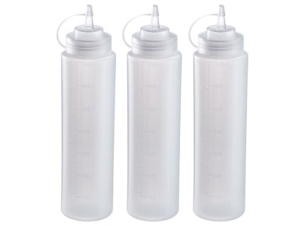 Stlačovací láhve, 700 ml/3 ks