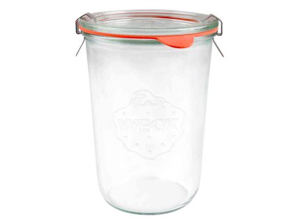 Zavařovací sklenice Weck Sturz 850 ml, víčko ø 100 mm s příslušenstvím / 6 ks