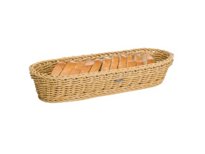 Košík na bagety 40 x 16 x 8 cm - světle béžový