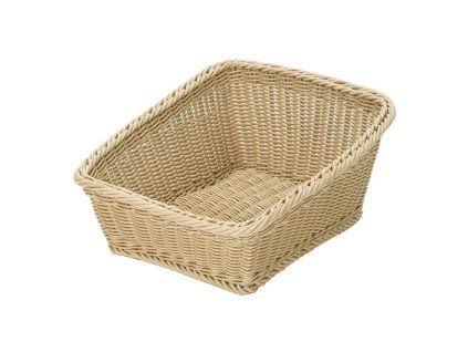 Koš prezentační 42 x 50 x 14-24 cm - světle béžový