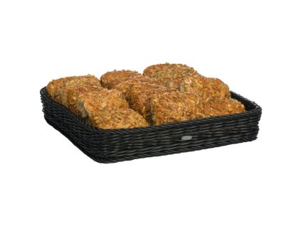 Koš pro gastronomii GN 2/3 35,5 x 32,5 x 6,5 cm - černý