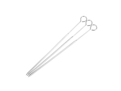 Jehly na špíz, nerezové 31 cm / 3 ks