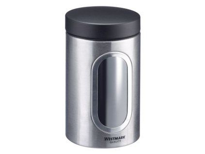 Dóza s okénkem, nerezová 950 ml