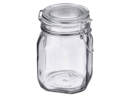Sklenice s drátovým uzávěrem a těsněním FIDO, 2 l, ø 90 mm