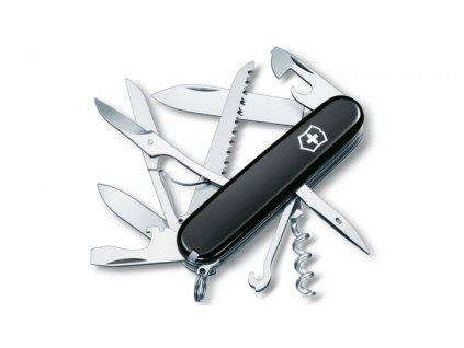 nůž 15-funkcí HUNTSMAN, černý,  91mm, VICTORINOX