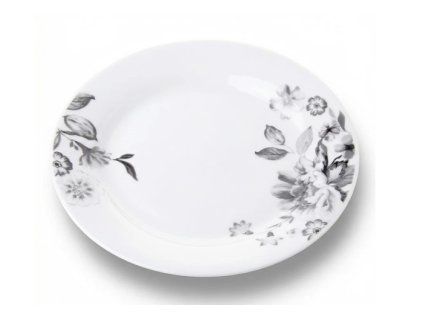 talíř d19cm dezertní SUSANNE, květiny, porcelán