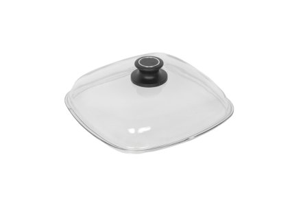 poklice 28x28cm, AMT, PYREX sklo, vč.plast.úchytu do 240°C