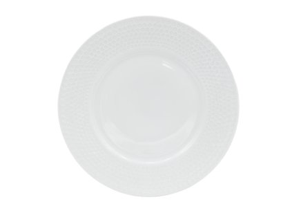 talíř mělký 28,5cm HONEYCOMB porcelánový BÍ