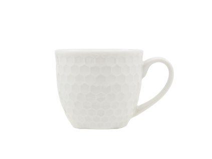 šálek 200ml HONEYCOMB porcelánový BÍ