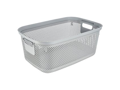 koš 30,0l na čisté pr., BOSSE, sever.šedý, 53x34,5x22,5cm, plast