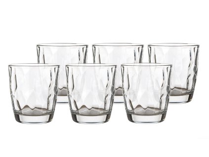 sklenice 300ml DIAMOND čirá (6ks)