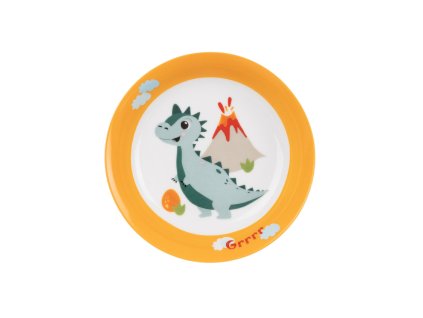 Hluboký dětský talíř DINO pr. 19 cm