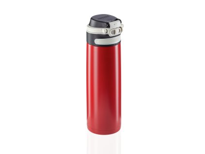 Termoska s šikovným uzávěrem 600 ml - červená