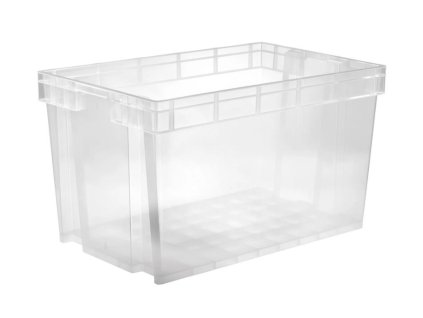 Box HEAVY DUTY 90L transparentní