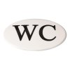 štítek WC PH BÍ 35 2263