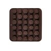 forma na čokoládu kytičky 30ks 21,4x20,6cm silikon HN CULINARIA
