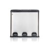 koš na tříděný odpad SAVERY 3x20l nerez/PH