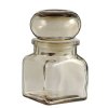 dóza 120ml kouř. TK120/K, 5,5x5,5x9,5cm, sklo