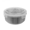 dóza 0,4l NR, d11x5cm, patentní víčko, plast 35 3685