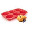 forma na muffiny  6ks 27,5x18x3,2cm silikon ČRV CULINARIA