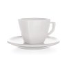 šálek + podšálek 250ml square ALBA porcelánový BÍ