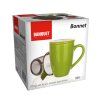 hrnek 350ml BONNET,s víčkem,keram.ZE,s nerez sítkem