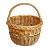 košík nákupní kulatý BOLERO plné pr.29x34cm, lak., NOVÝ