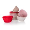 košíček na pečení 6x2,7cm silikon mix barev (12ks) CULINARIA Red