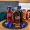 láhev placatka 100ml skleněná